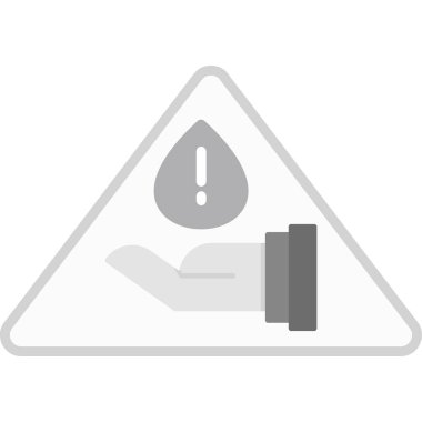 uyarı vektörü illüstrasyonu, satır simgesi