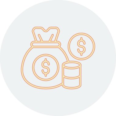 Şeffaf bir arkaplanda para vektör çizimi. Birinci kalite semboller. Web ve grafik tasarımı için vuruş simgesi.