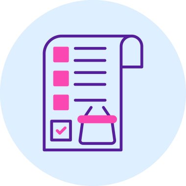 Belge. Web simgesi basit illüstrasyon