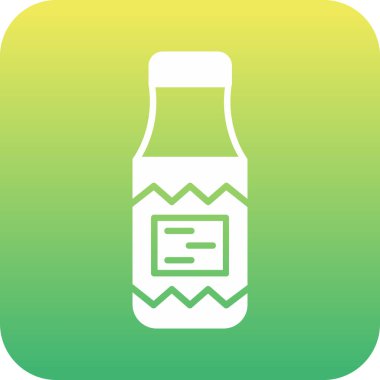 Pipet ikonlu bira şişesi