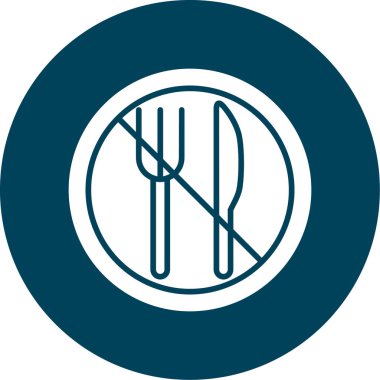 Mavi ve beyaz çemberli bir dairenin vektör çizimi