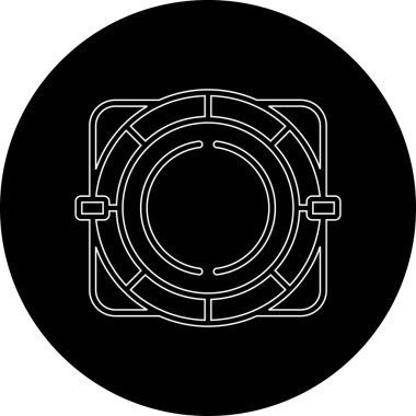Kamera Simgesi Moda Biçiminde İzole Arkaplan