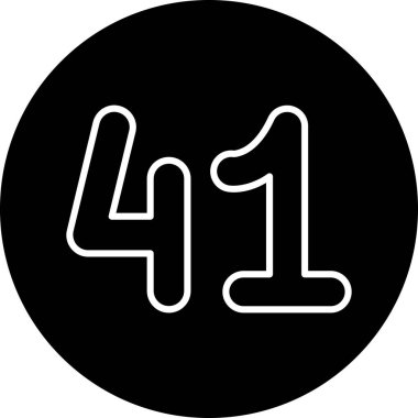 siyah numara 4 simgesi