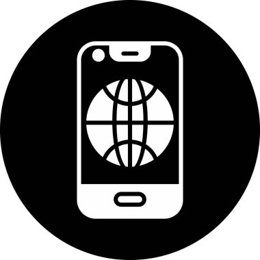 hareket eden telefon vektör çizim