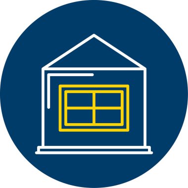 Yapı simgesinin vektör illüstrasyonu