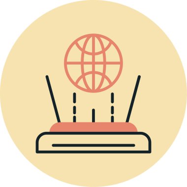 seo modern simgesinin vektör illüstrasyonu