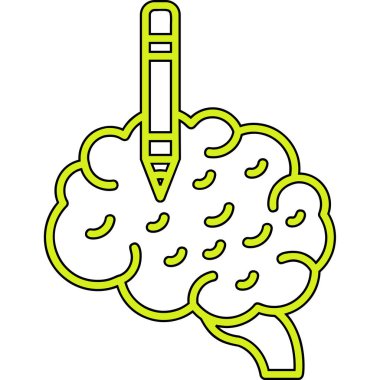 çizgi roman tarzı beyin karikatürü