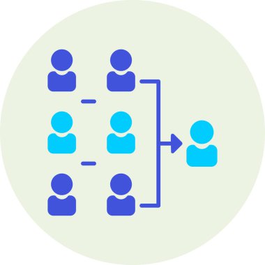 bir grup insan ikonu. Web için insan vektör simgeleri grubunun basit illüstrasyonu