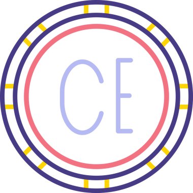 Fransız bayrak vektör simgesi, basit tasarım