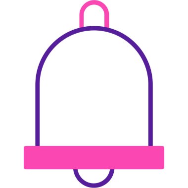 Çan simgesi vektör illüstrasyonu