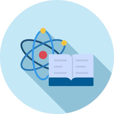 atom. Web simgesi basit illüstrasyon