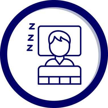 Dizüstü bilgisayarı olan bir adamın vektör çizimi