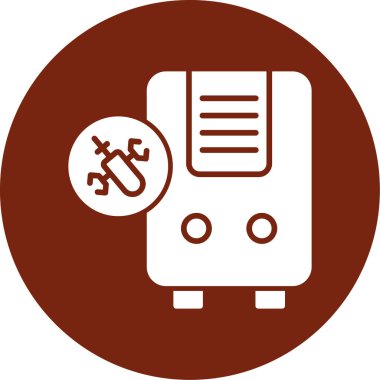 Modern b 'nin vektör illüstrasyonu simgelerden yoksun