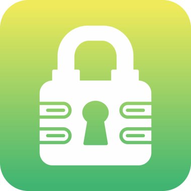 ikon vektör illüstrasyonunu kilitle