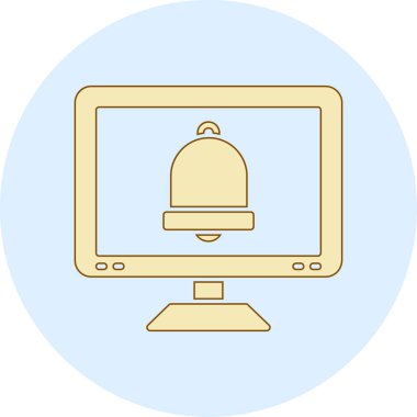 Web ve basit renkli vektör simgesi.