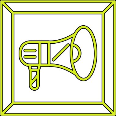 Beyaz arkaplandaki trompetin vektör çizimi