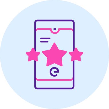 mobil simge, vektör illüstrasyonu, düz tasarım