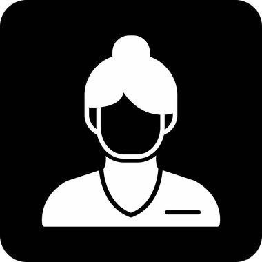 Kadın doktor vektör ve sağlık ikonu