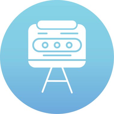 Kamera. Web simgesi basit illüstrasyon