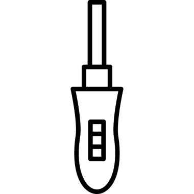 tornavida ikonu vektör çizimi