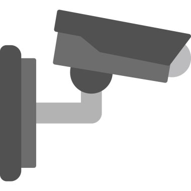 CCTV kamera simgesi, basit tasarım