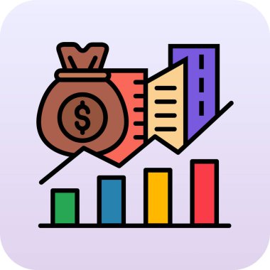 İş simgesinin vektör illüstrasyonu