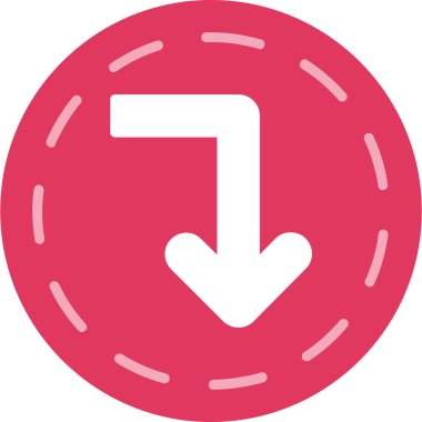 Ok. Web simgesi basit illüstrasyon