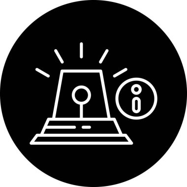 Bir simgenin vektör illüstrasyonu