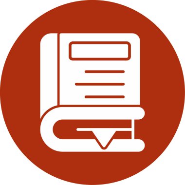 belge web simgesi vektör illüstrasyonu