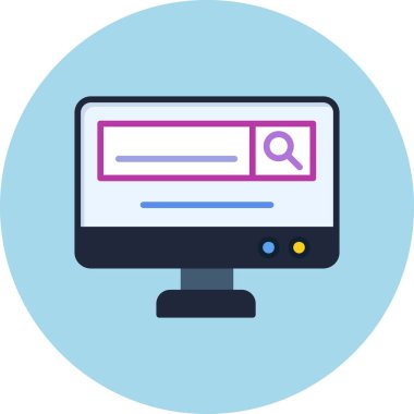 Tarayıcı web tarayıcı simgesi düz tasarım