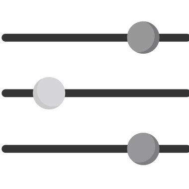Üç boyutlu iki siyah düz dizayn ikonu. vektör illüstrasyonu