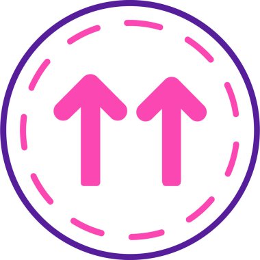 Ok. Web simgesi basit illüstrasyon