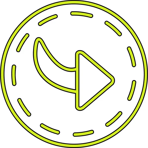 Modern bir simgenin vektör illüstrasyonu