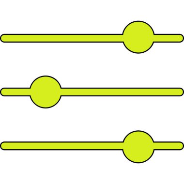 Yeşil ve sarı oklar.
