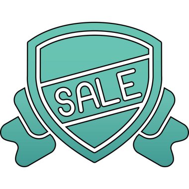 satış etiketi, mavi çerçevenin ana hatlarıyla etiketi