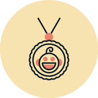 bebek ikonu vektör illüstrasyonu