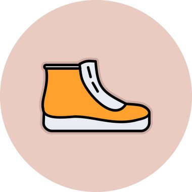 ayakkabı ikonu vektör illüstrasyonu