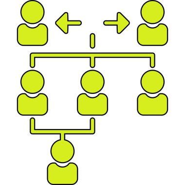 ağ paylaşım simgesi çizimi