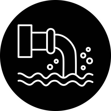 Vektör su damla simgesi