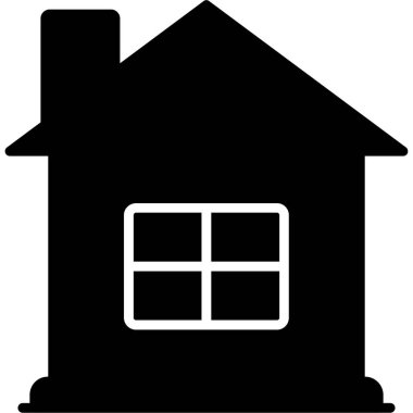 ev simgesi, vektör illüstrasyonu