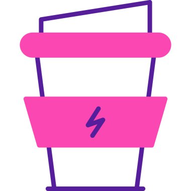 Bir pot simgesinin vektör illüstrasyonu