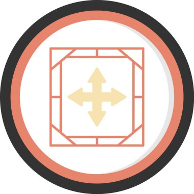 Modern bir tasarımın vektör illüstrasyonu