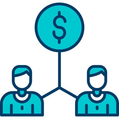 İş ve finans vektör illüstrasyonu