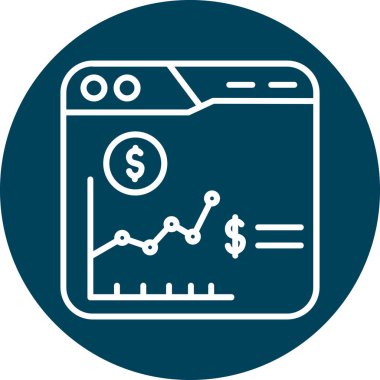 iş simgesi vektör illüstrasyonu