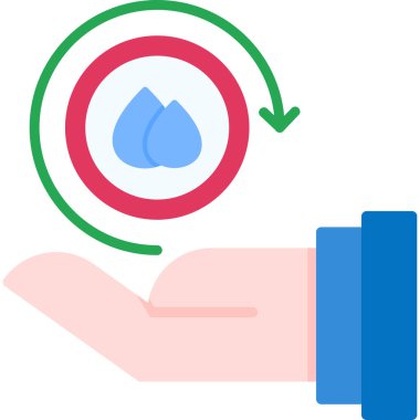 kan damlası simgesi dolgulu ana hatlar biçiminde