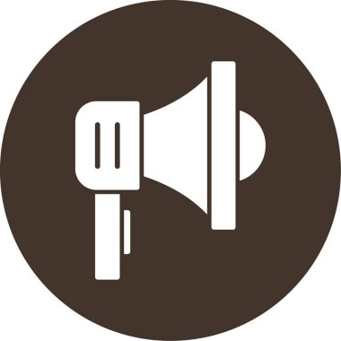 Bir mikrofon simgesinin vektör çizimi