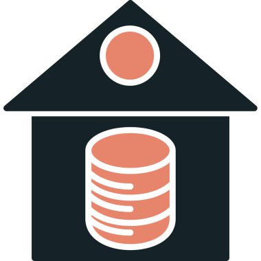 ev simgesi vektör illüstrasyonu