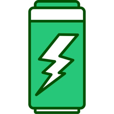 Pil. Web simgesi basit illüstrasyon