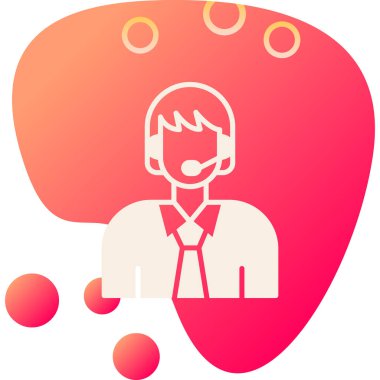 Adamım. Web simgesi basit illüstrasyon