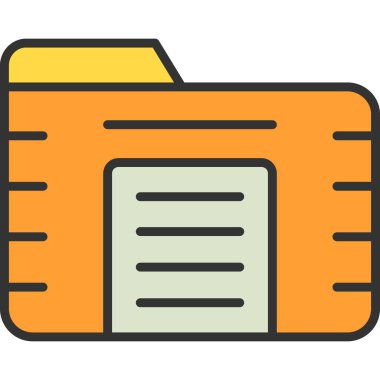 dosya dizin vektör simgesi